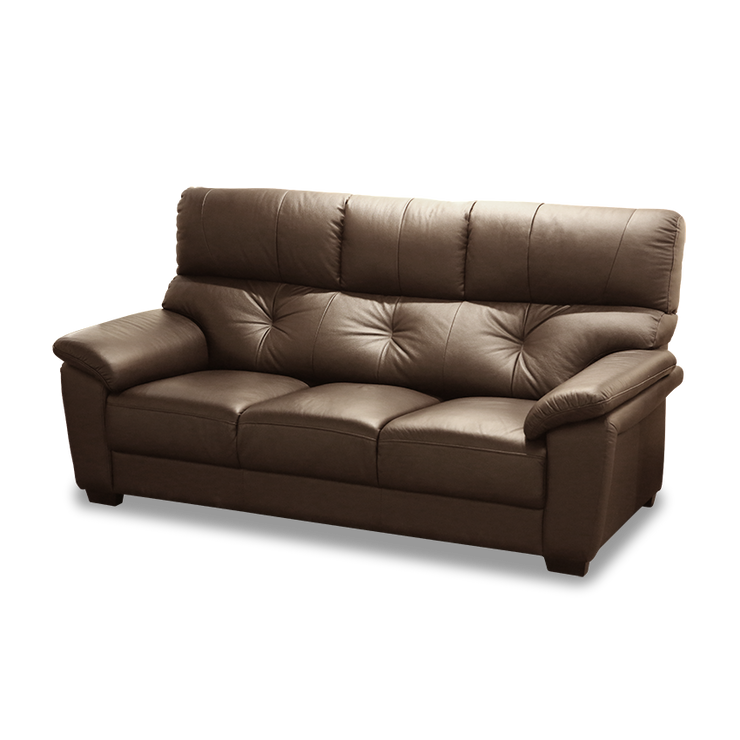 OKINO Brand- METRO Leather 3 Seater Sofa