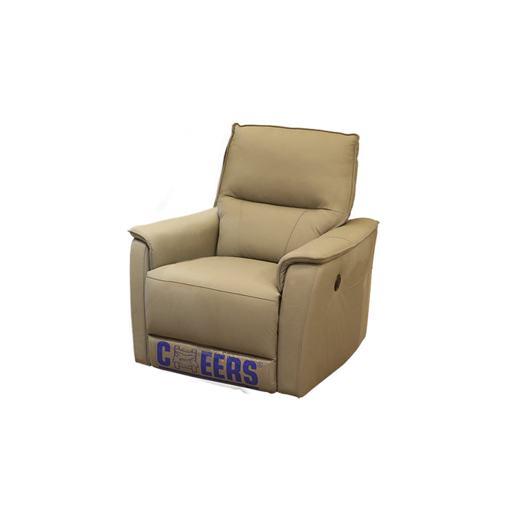 CHEERS - BARNET three-seater leather electric recliner sofa