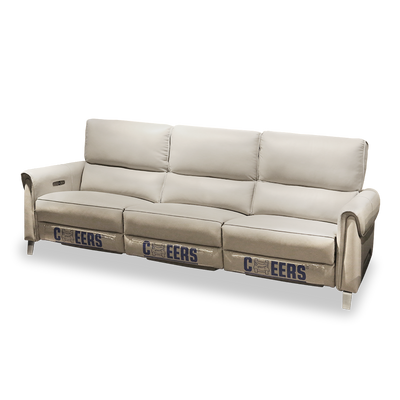 CHEERS - WESTHAM three-seater three-independent electric with electric headrest leather sofa