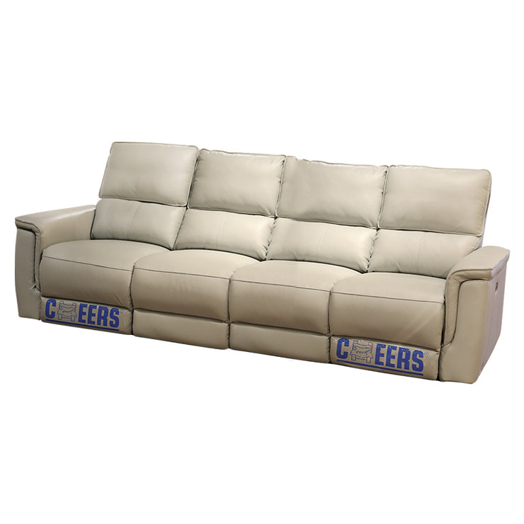 CHEERS - MAIDSTONE three-seater leather electric recliner sofa