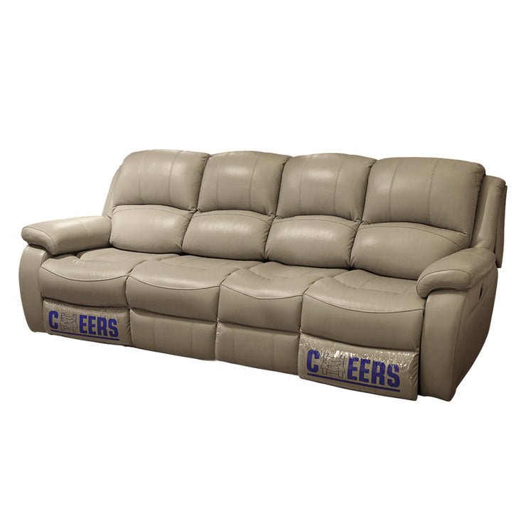 CHEERS - ST.JAMES  three-seater leather electric recliner sofa