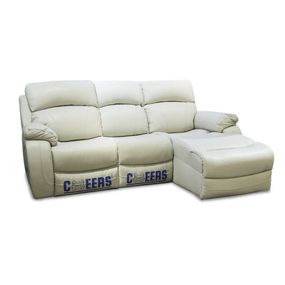CHEERS - EUSTON three-seater leather electric recliner sofa
