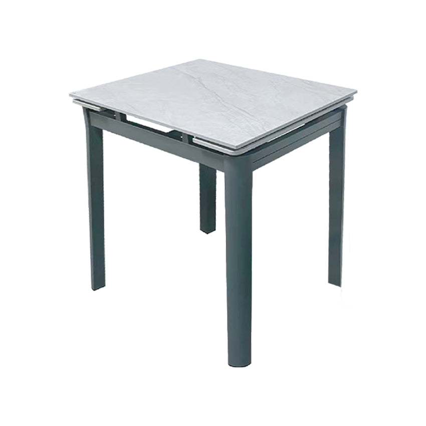 020-B623+B319 Sintered Stone Extendable Dining Table Bundle with four chairs