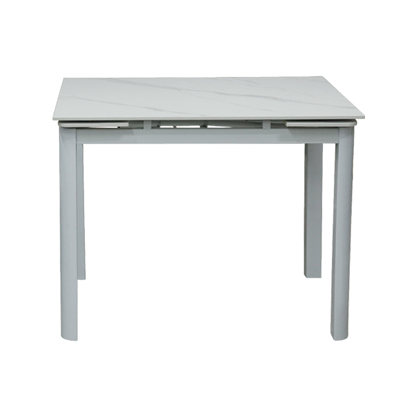 020-B622+B318 Sintered Stone Extendable Dining Table Bundle with four chairs