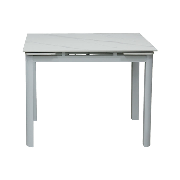 020-B622+B318 Sintered Stone Extendable Dining Table Bundle with four chairs