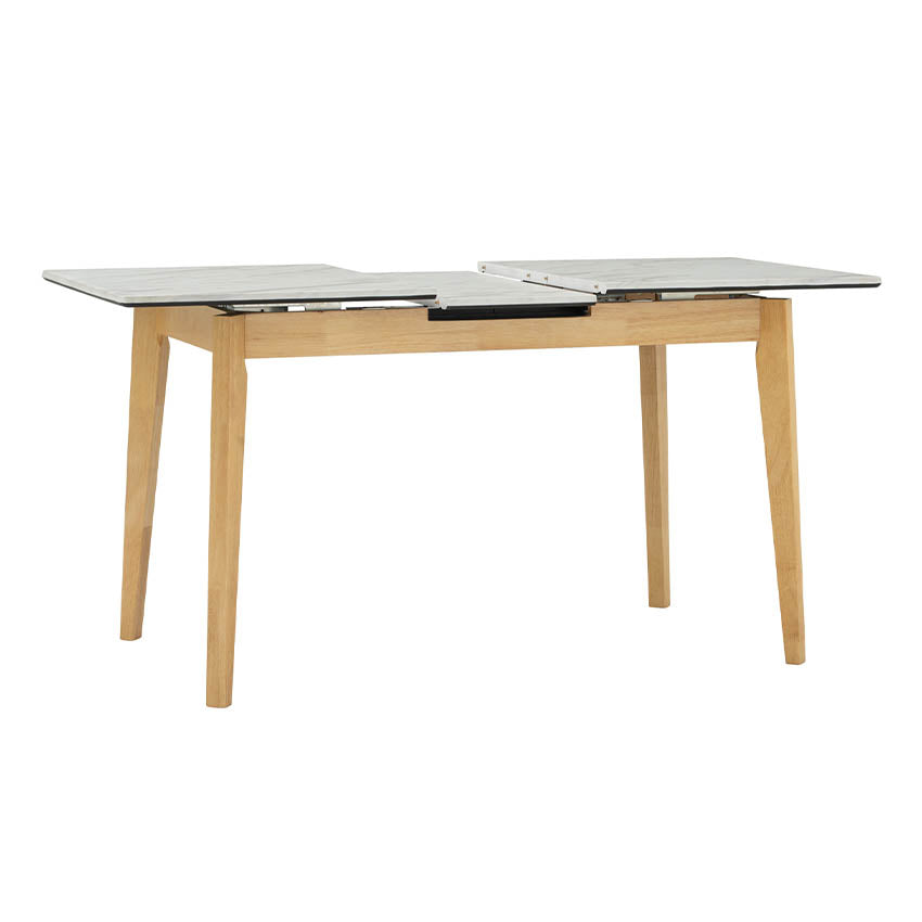 IMPORTED FROM MALAYSIA-026-FORTIS+MACY FORTIS Extendable Dining Table Bundle with Four chairs