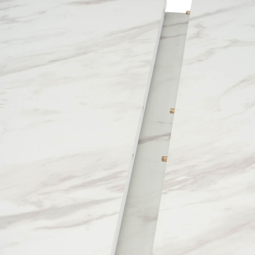 IMPORTED FROM MALAYSIA-026-FORTIS+MACY FORTIS Extendable Dining Table Bundle with Four chairs