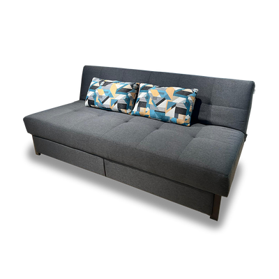 Okino brand - RIGA 3 Seater Fabric Storage Sofa Bed