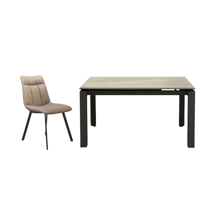 YA009+YA270 SANHI Sintered Stone Extendable Dinning Table Bundle with Four chairs