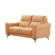 OKINO brand - TIMBER Leather three-seater sofa