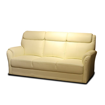 OKINO brand- MARTHA Leather 3 Seater Sofa