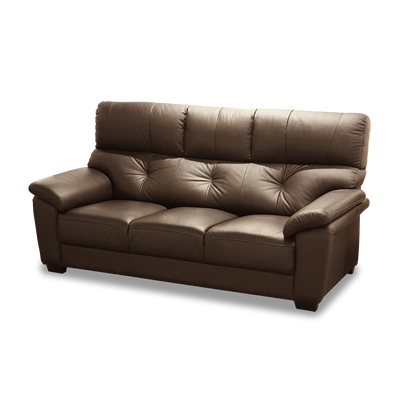 OKINO Brand- METRO Leather 3 Seater Sofa