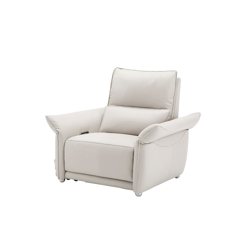 OKINO Deluxe 品牌-CLARET全真皮三電動三位梳化(活動扶手)(寵物布/全真皮）