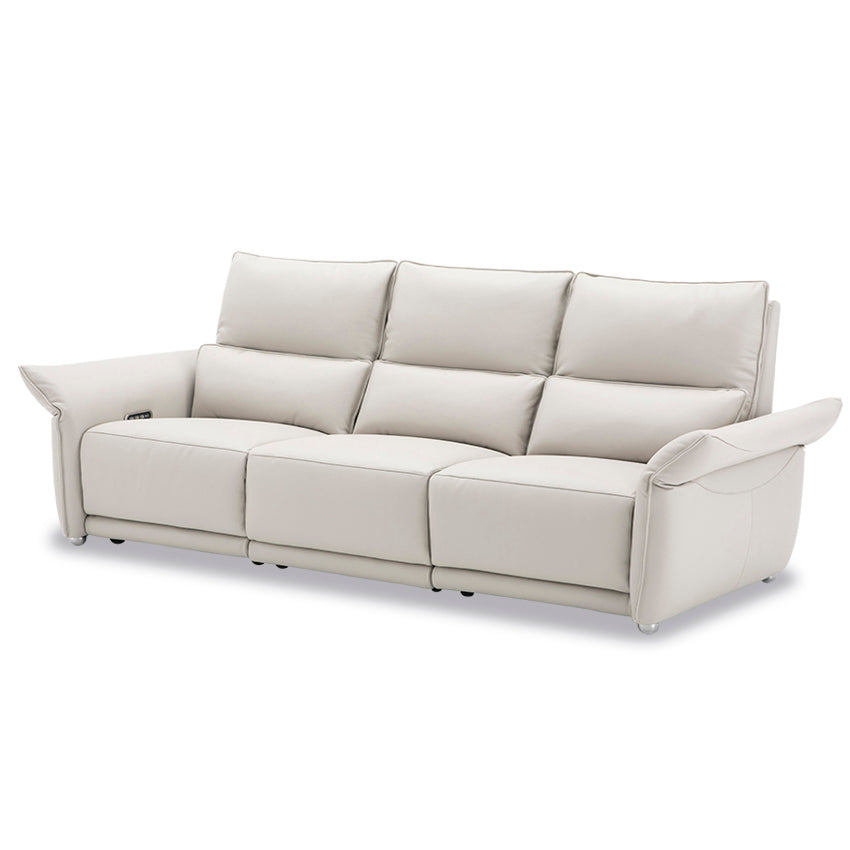 OKINO Deluxe 品牌-CLARET全真皮三電動三位梳化(活動扶手)(寵物布/全真皮）