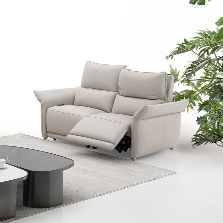 OKINO Deluxe 品牌-CLARET全真皮三電動三位梳化(活動扶手)(寵物布/全真皮）