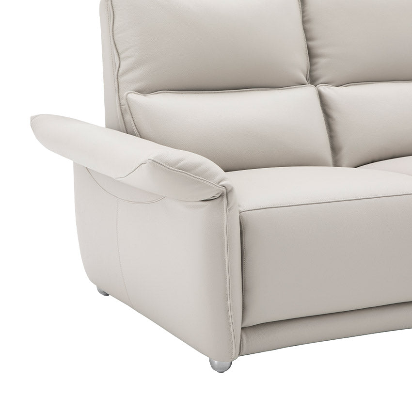 OKINO Deluxe 品牌-CLARET全真皮三電動三位梳化(活動扶手)(寵物布/全真皮）