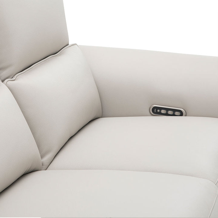 OKINO Deluxe 品牌-CLARET全真皮三電動三位梳化(活動扶手)(寵物布/全真皮）