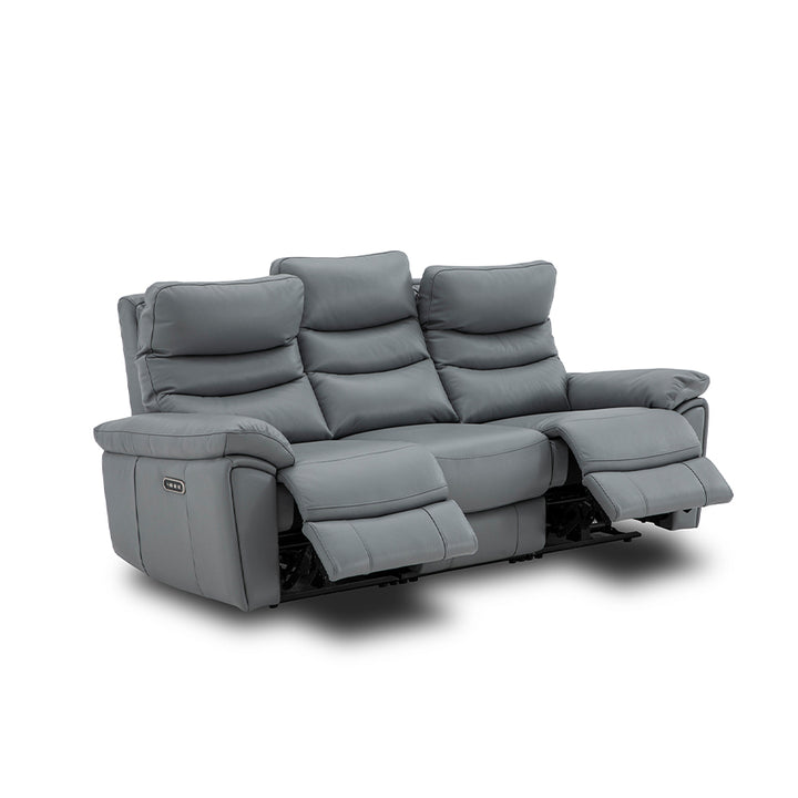 Okino Deluxe - PALLISER Full Leather 9 electric recliners 3 Seater Sofa （Gaplez Wall Reliner）