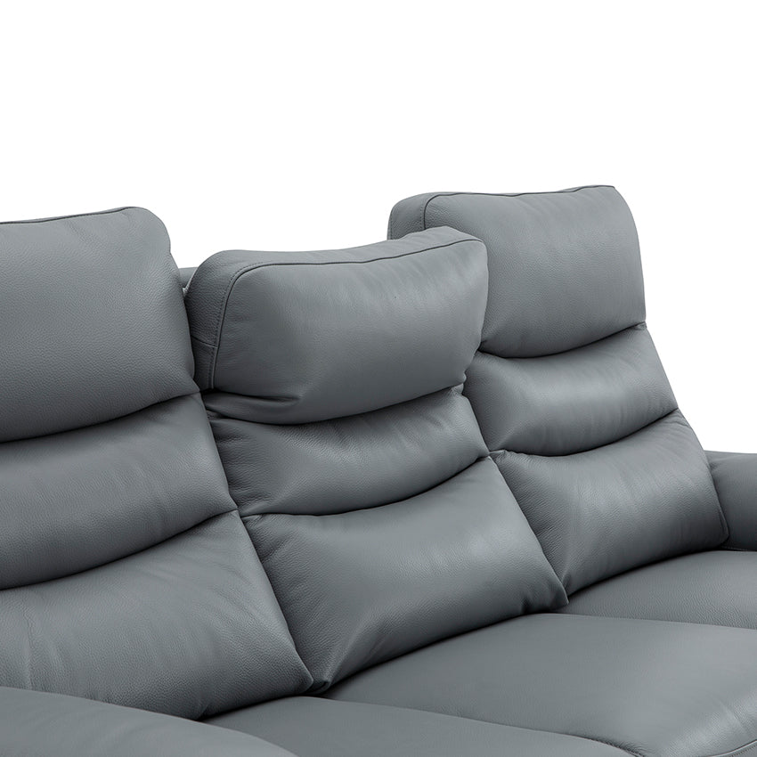 Okino Deluxe - PALLISER Full Leather 9 electric recliners 3 Seater Sofa （Gaplez Wall Reliner）