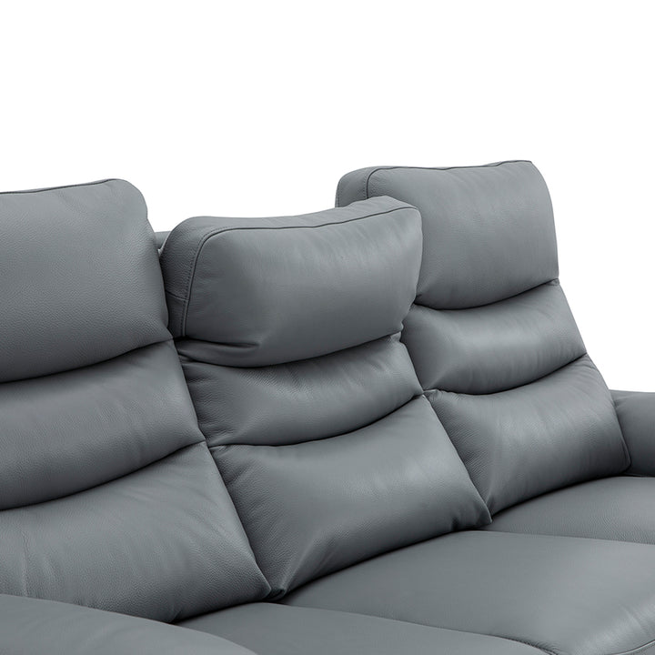 Okino Deluxe - PALLISER Full Leather 9 electric recliners 3 Seater Sofa （Gaplez Wall Reliner）