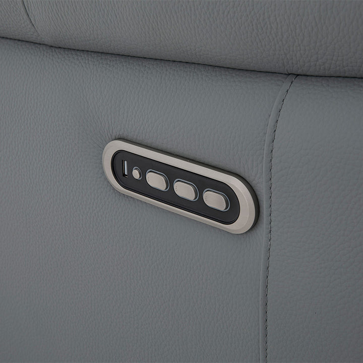 Okino Deluxe - PALLISER Full Leather 9 electric recliners 3 Seater Sofa （Gaplez Wall Reliner）