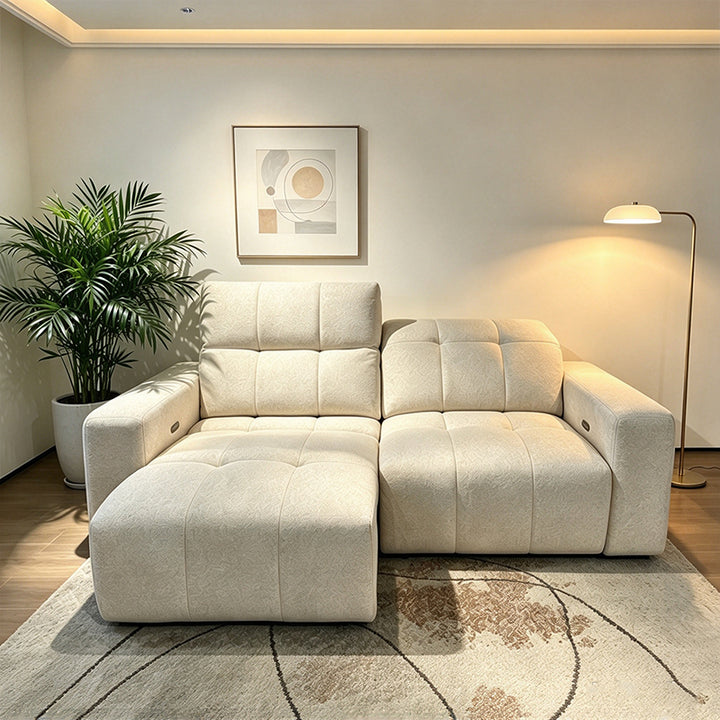 Okino Deluxe Brand - COVE Fabric Electric Recliners Three-Seater Sofa bed