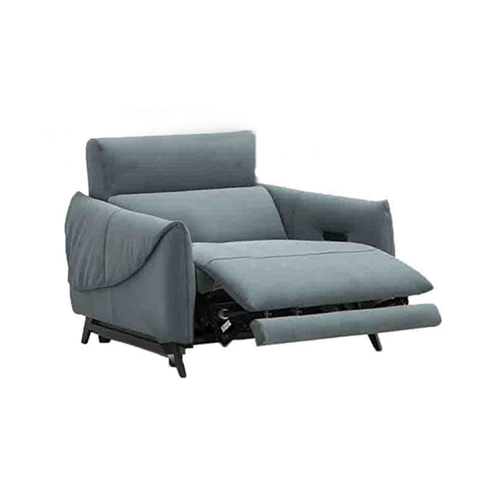 Okino Deluxe Brand-SOLANA full leather 3 seater recliner sofa with electric headrest