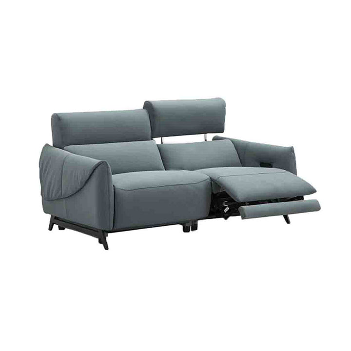 Okino Deluxe Brand-SOLANA full leather 3 seater recliner sofa with electric headrest