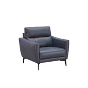 OKINO DELUXE brand - SANTORINI full leather 1 seater sofa