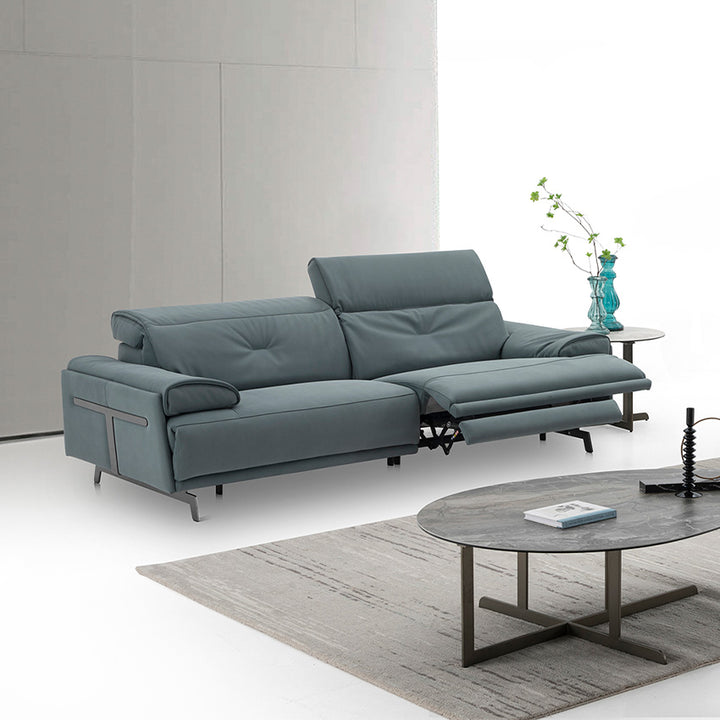 Okino Deluxe品牌-BORDEAUX 全真皮四電動兩位(電動頭枕)