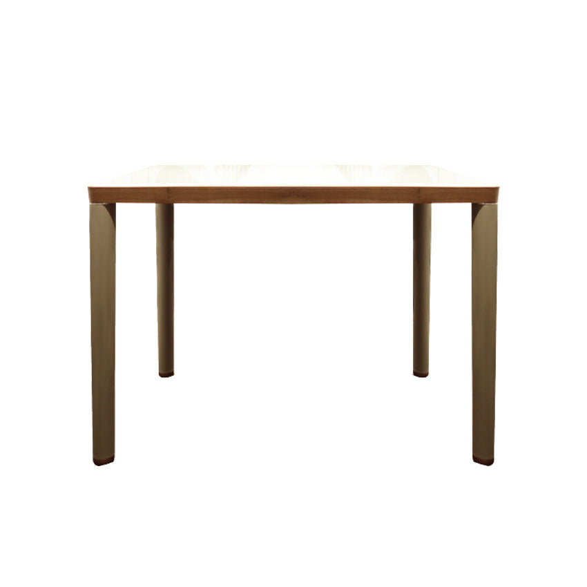 149-425+5530 CURRENT Crystal Dining Table Bundle with four OAK chairs