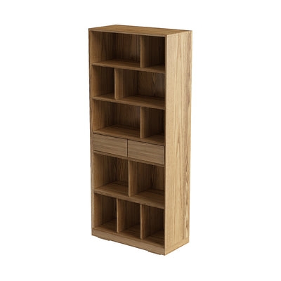 OAK  白蠟木實木雙層書櫃