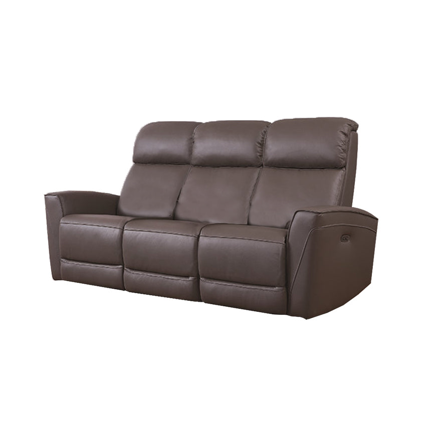 Okino Deluxe品牌-PALERMO 全真皮二位四電動梳化(左,右雙頭腳電動)