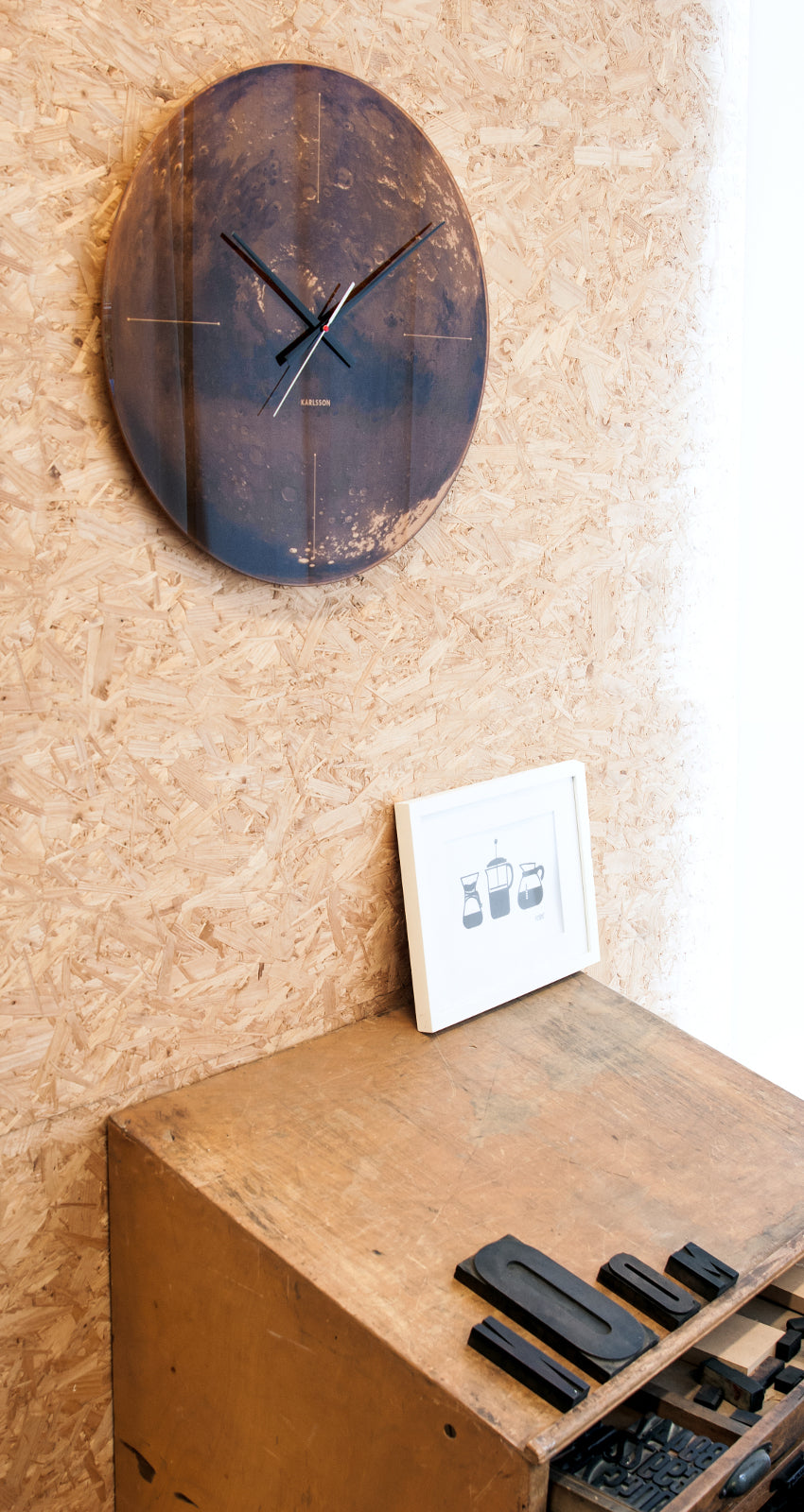 Dutch brand Karlsson-MARS wall clock