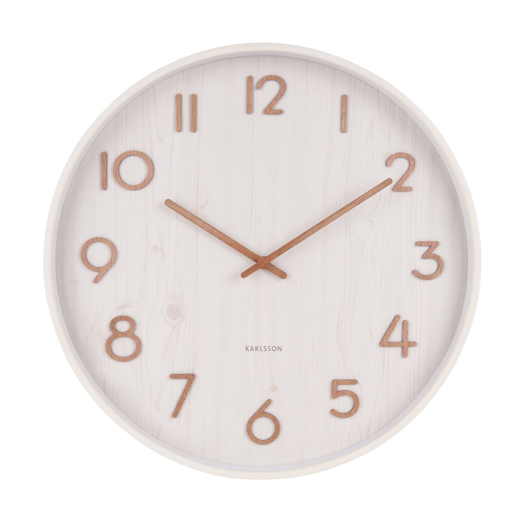 Dutch brand Karlsson-BASSWOOD – M wall clock
