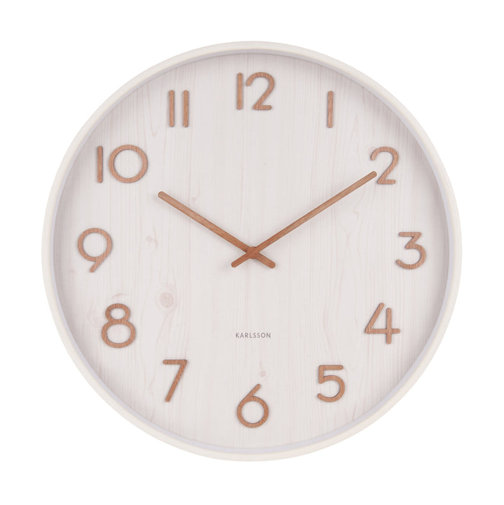 Dutch brand Karlsson-BASSWOOD – M wall clock