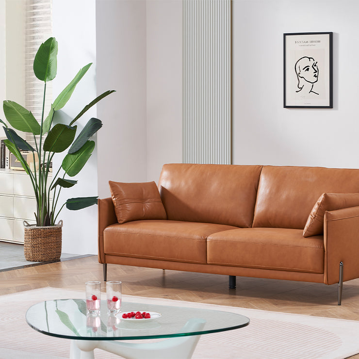 Okino品牌-LOFTY 全真皮/真皮二座位梳化